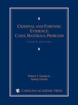 cover image of Criminal and Forensic Evidence